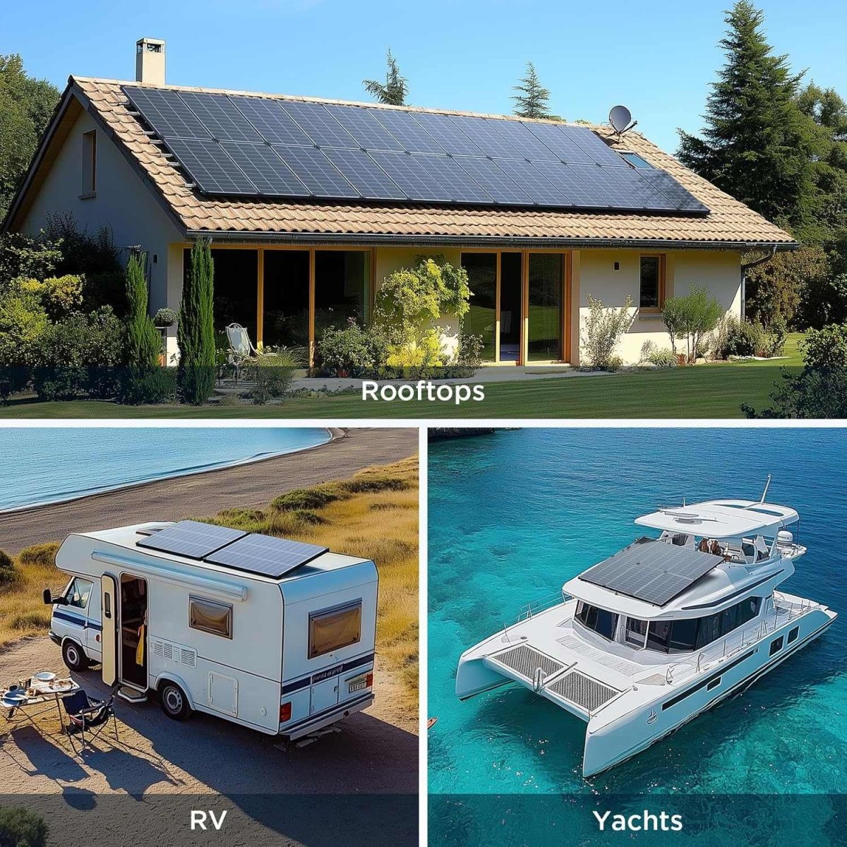 100 watt solar panel 16BB N - Type - zoupw