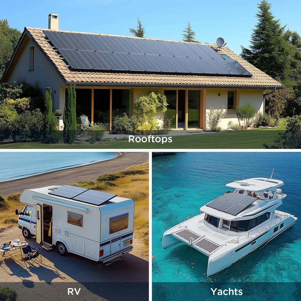 200 watt Solar Panel 16BB N - Type - zoupw