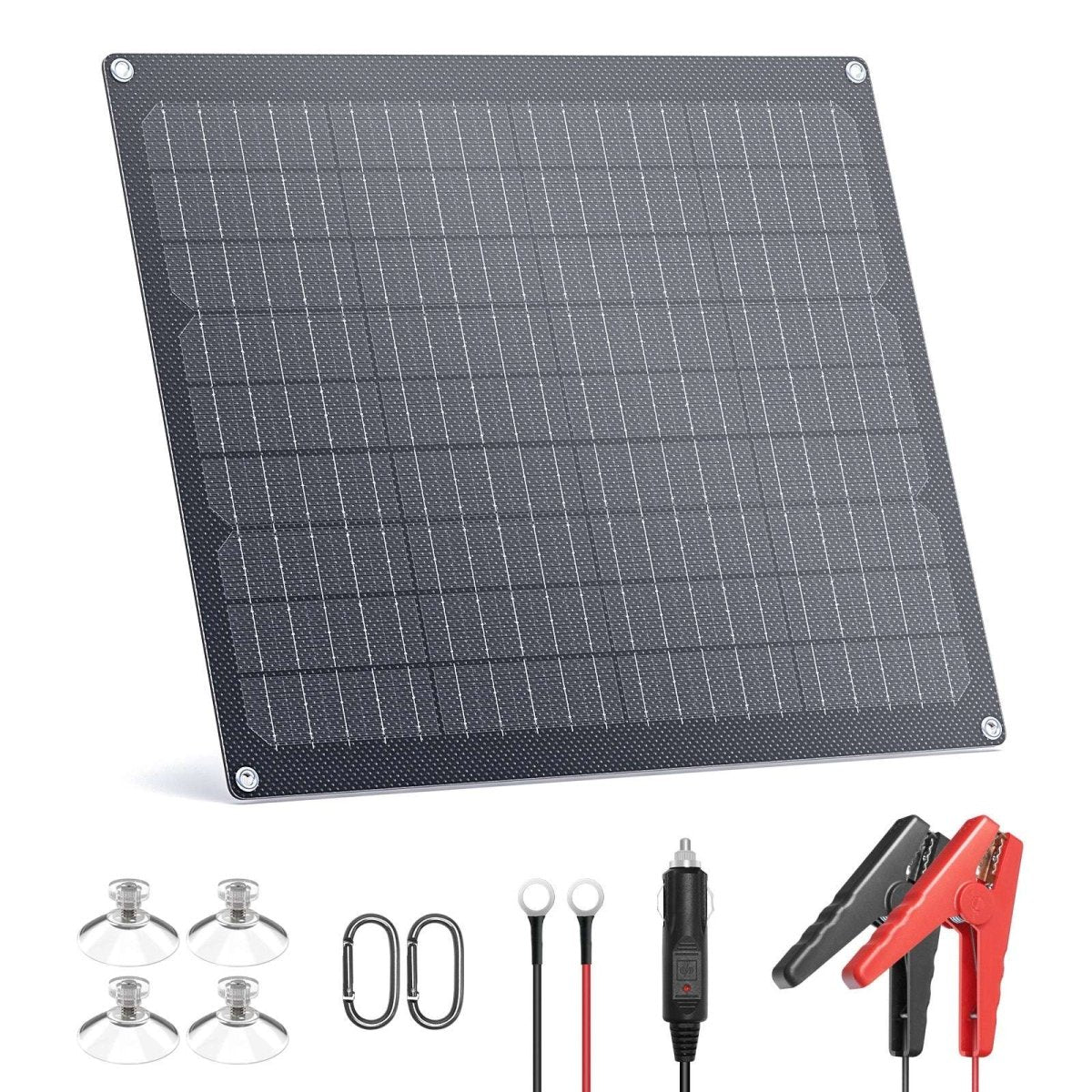 20W Solar Battery Charger 12V for Car Boat Marine RV - zoupw