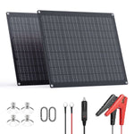 20W Solar Battery Charger 12V for Car Boat Marine RV - zoupw