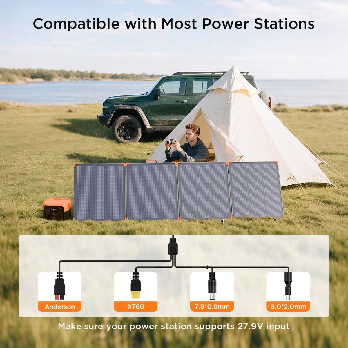 300W Foldable Solar Panel N - Type 16BB - zoupw