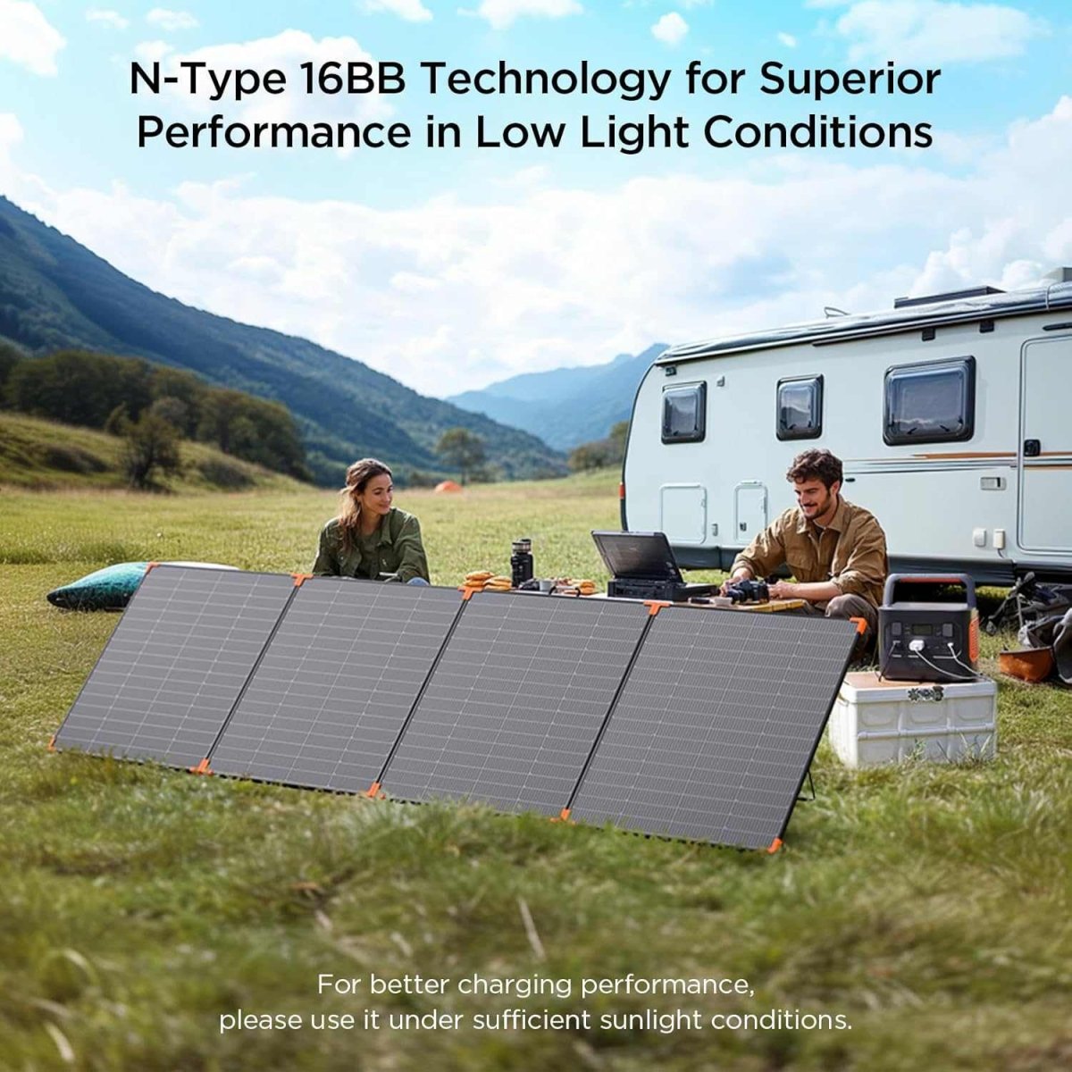 450 Watt Portable Solar Panel N - Type 16BB - zoupw