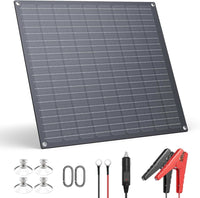 Solar Powered Battery Chargers 30W Intelligent Solar Battery Maintainer - zoupw