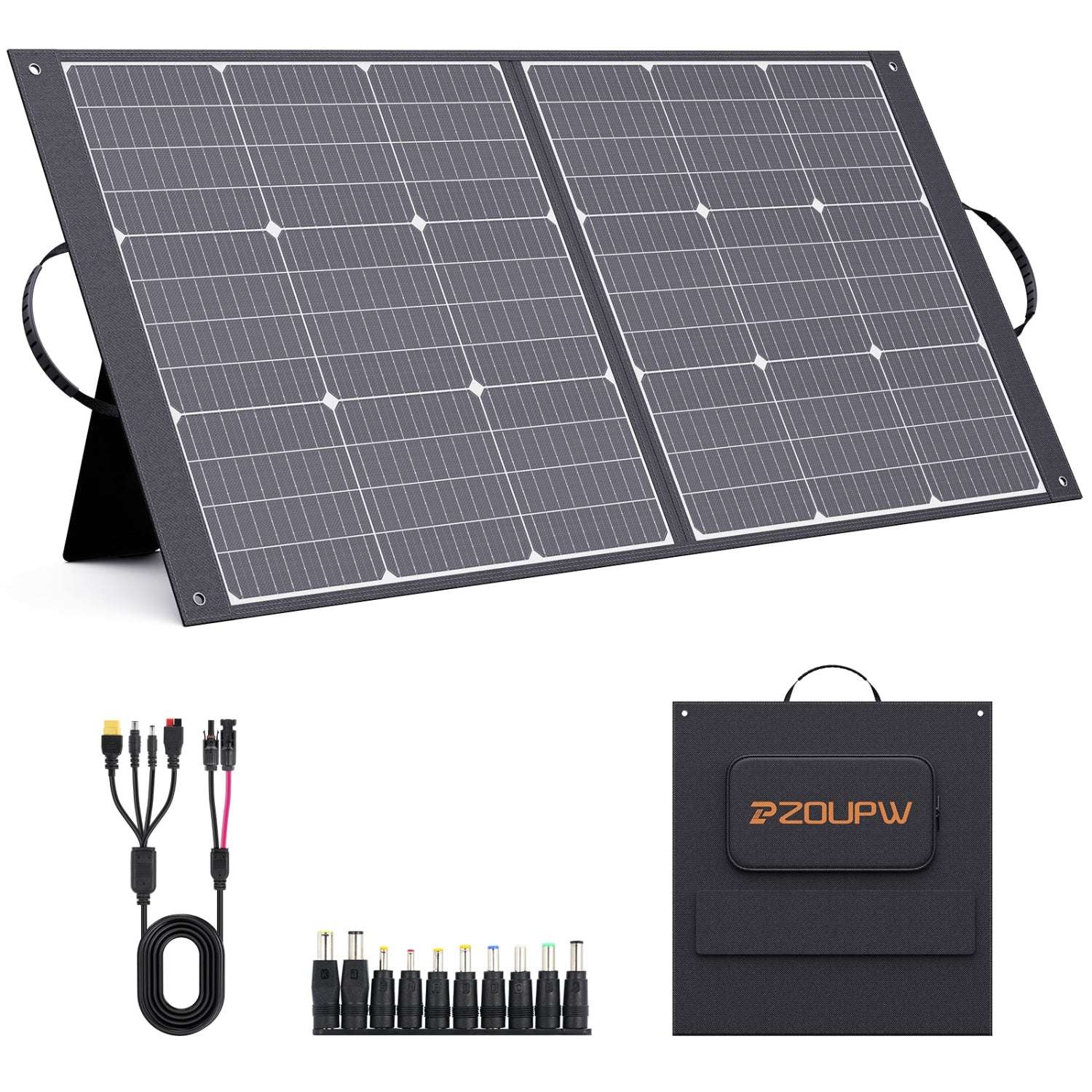 100W lightweight solar panel - zoupw