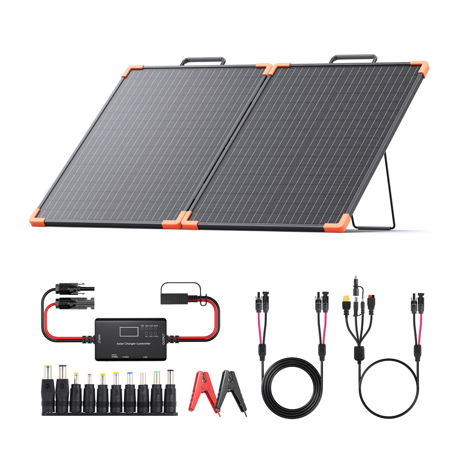 100 Watt Solar Suitcase with 20A PWM Controller