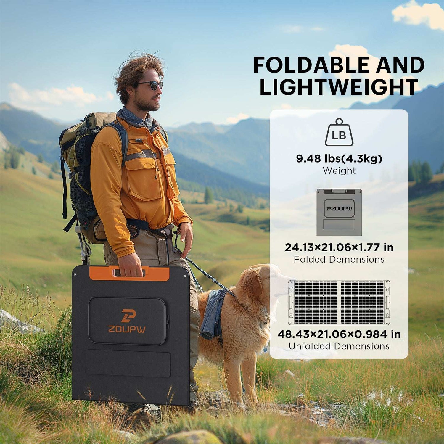 100 watt Foldable Solar Panel