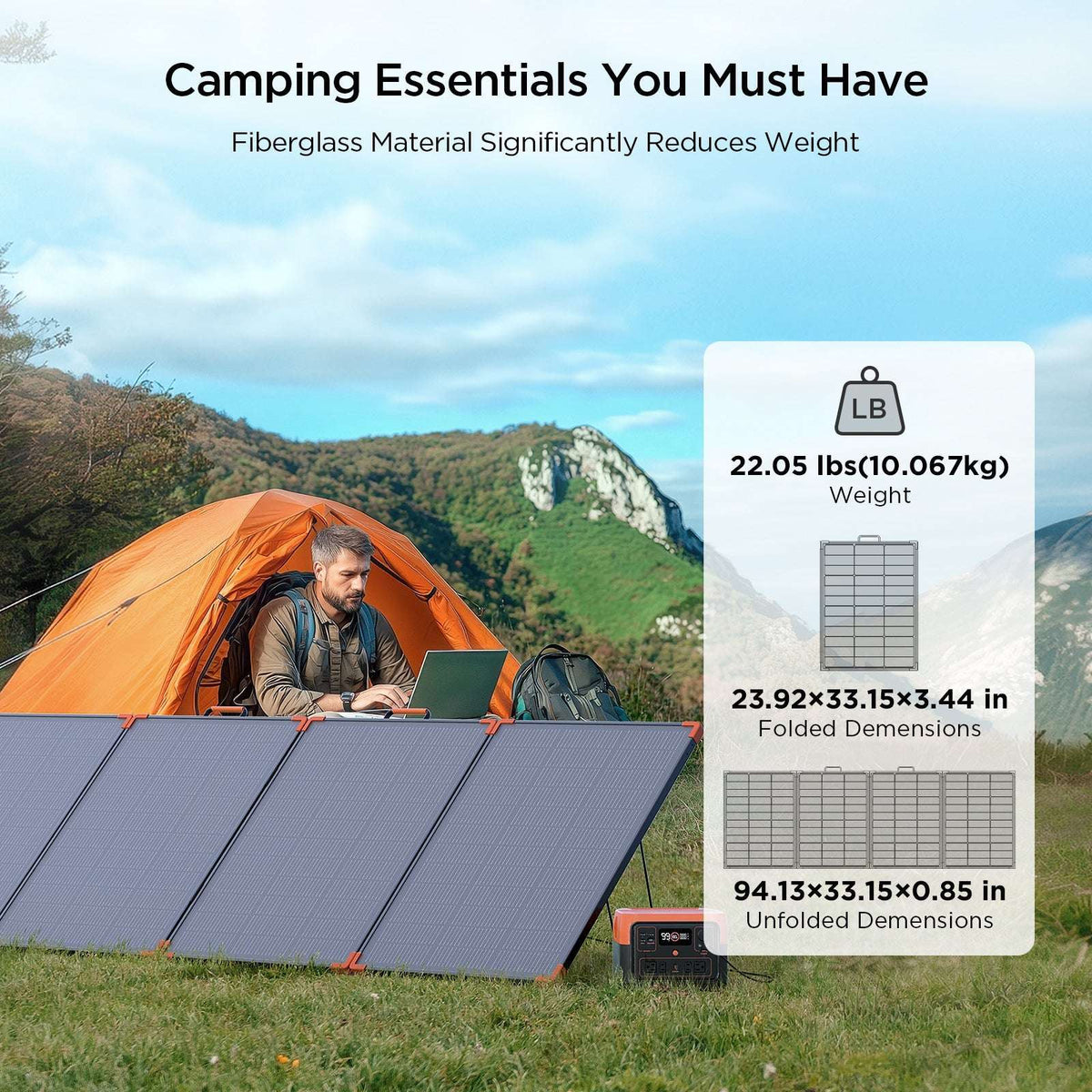 350 Watt Portable Solar Panel N-Type 16BB ZOUPW