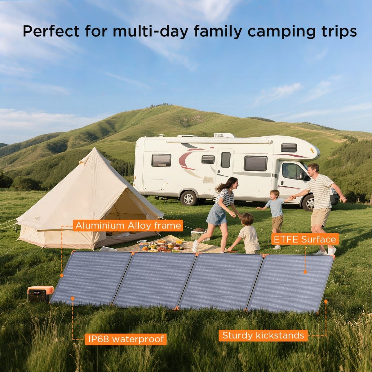 400 Watt Portable Solar Panel N - Type 16BB - zoupw