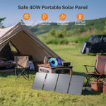 40W Portable Solar Panel(With DC Output) - zoupw