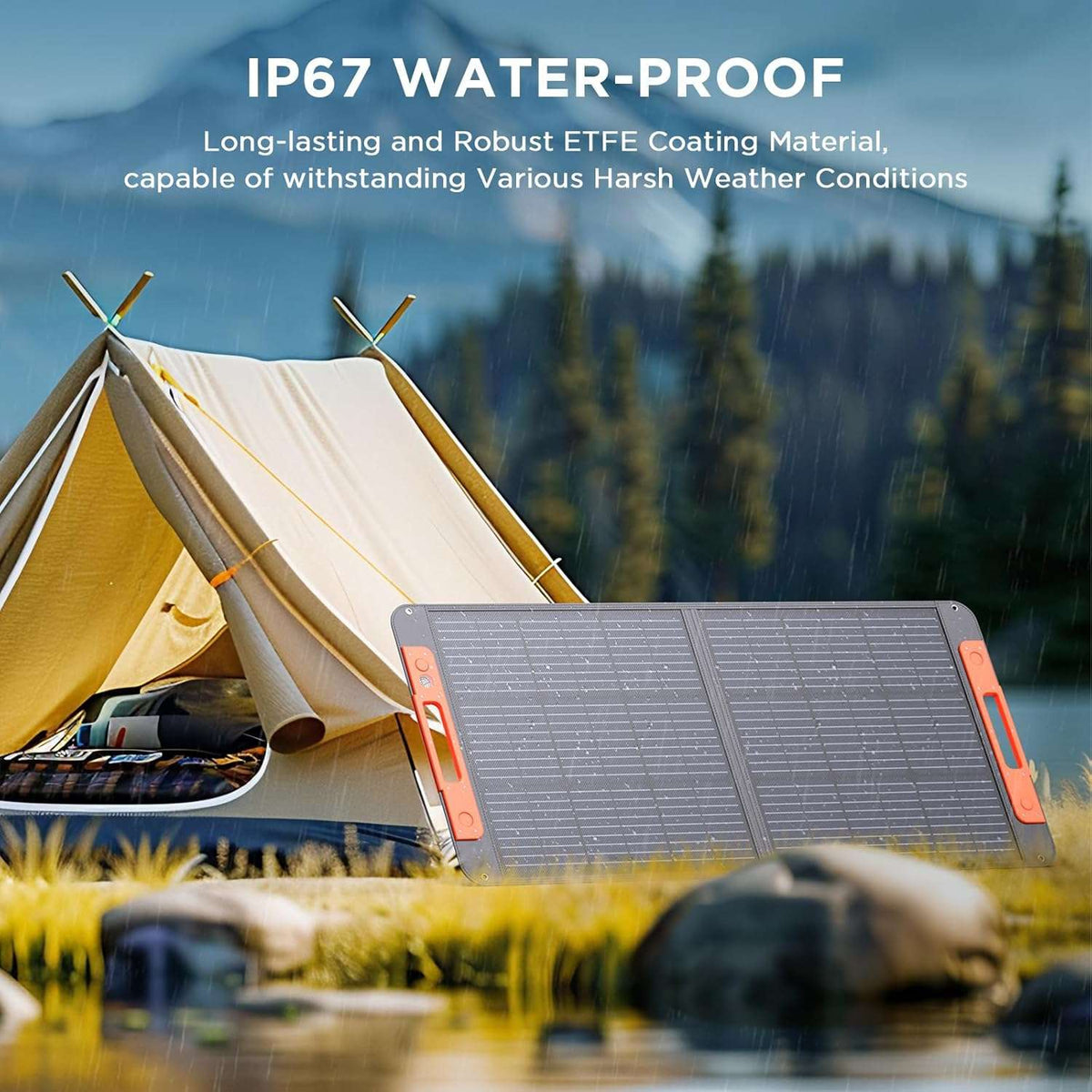 100W Foldable Solar Panel - zoupw