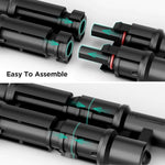 Solar Branch Connectors 2 to 1 Solar Connector(1 Pair) - zoupw