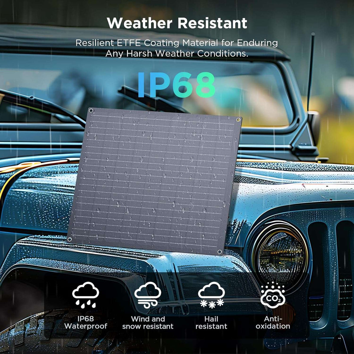 30W Intelligent Solar Battery Trickle Maintainer - zoupw