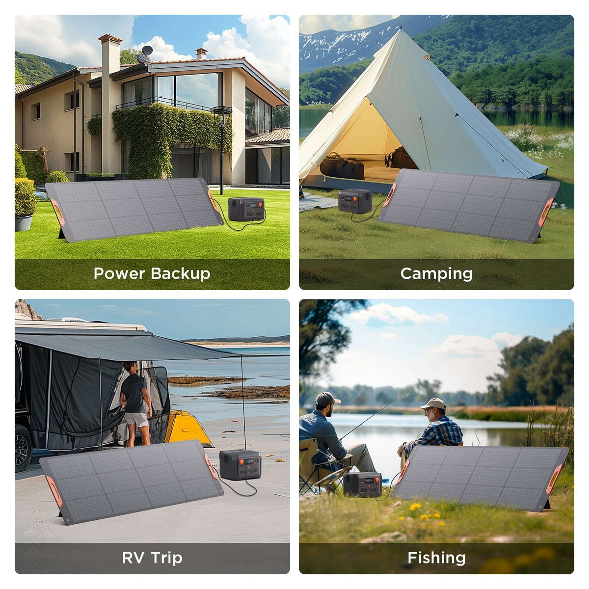 200W FoldGo Pro Portable Solar Panel 10BB ZOUPW