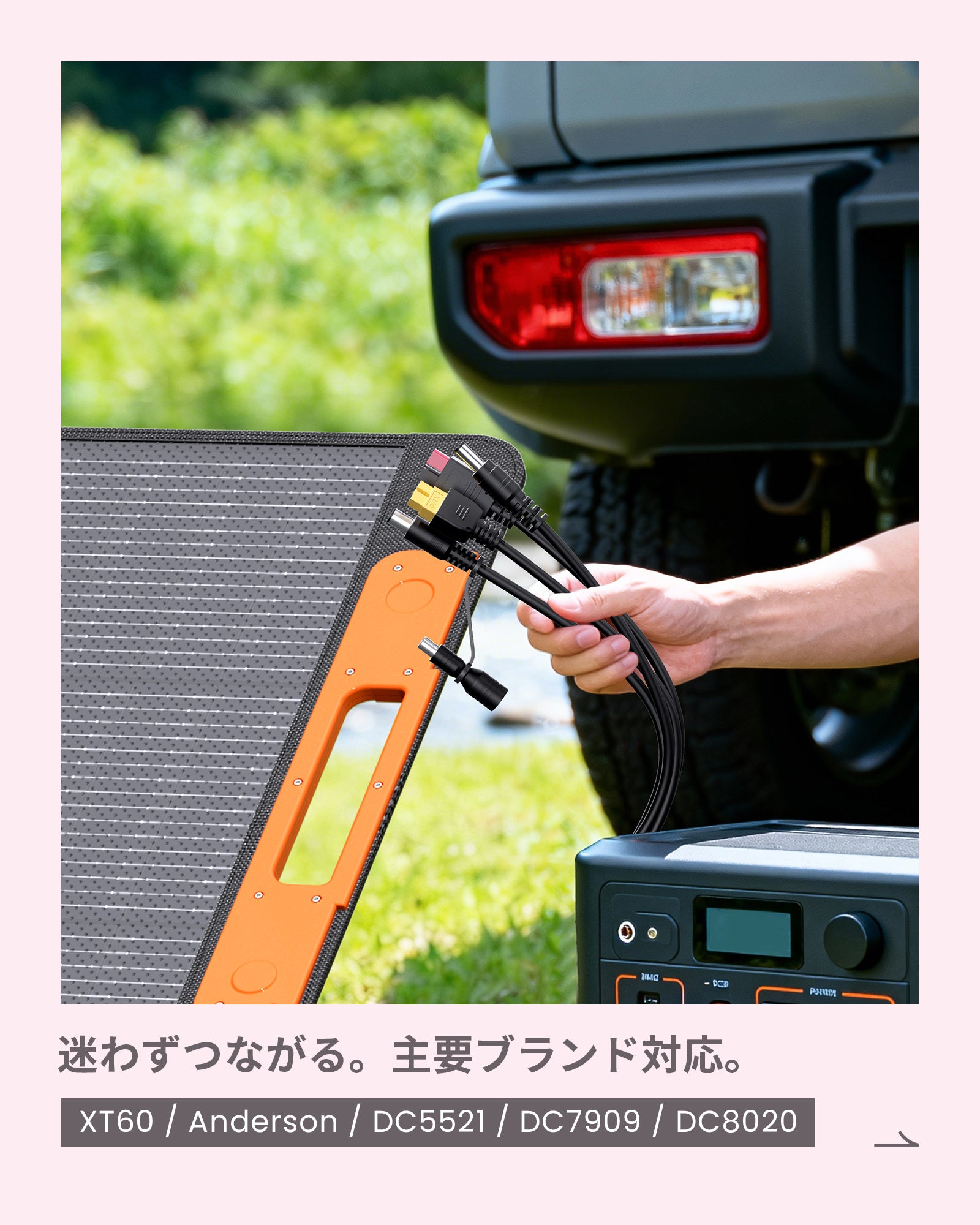 ZOUPW 110W 折りたたみ式ソーラーパネル | N型 16BB