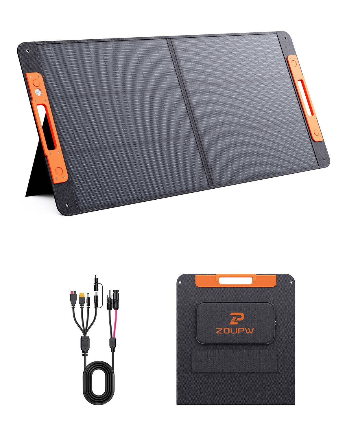 ZOUPW 110W 折りたたみ式ソーラーパネル | N型 16BB