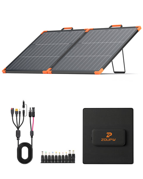 ZOUPW 110W 両面複合材料ポータブルソーラーパネル – zoupw