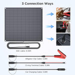 Solar Powered Battery Chargers 30W Intelligent Solar Battery Maintainer - zoupw
