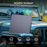 Solar Powered Battery Chargers 30W Intelligent Solar Battery Maintainer - zoupw